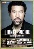 RICHIE, LIONEL - COMMODORES - 2007 - In Concert Tour - Poster - Hamburg