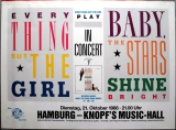 EVERYTHING BUT THE GIRL - 1986 - Live in Concert - Poster - Hamburg