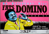 FATS DOMINO - 1987 - Live In Concert - The Seer Tour - Poster - Hamburg