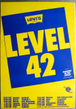 LEVEL 42 - 1987 - Live In Concert - Running in the Family Tour - Poster