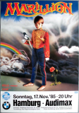 MARILLION - 1985 - Live In Concert - Misplaced Childhood Tour - Poster - Hamburg A