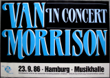 MORRISON, VAN - THEM - 1986 - Live In Concert Tour - Poster - Hamburg