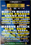 HURRICANE - 1999 - In Concert - Marilyn Manson - Blur - Bush - Placebo - Poster - B