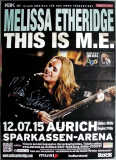 ETHERIDGE, MELISSA - 2015 - In Concert - This is Tour - Poster - Aurich - +signiert