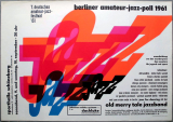 AMATEUR JAZZ FESTIVAL - 1961 - Old Merry Tale - Live In Concert - Poster - Berlin