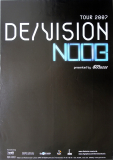 DE / VISION - 2007 - Live In Concert - Noob Tour - Poster