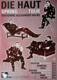 DIE HAUT - 1997 - Alexander Hacke - Live In Concert - Spring Tour - Poster