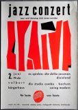 JAZZ CONCERT - 195X - Jazz - In Concert - Delta Jazzman - Poster - Velbert