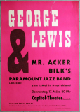 LEWIS, GEORGE - MR. ACKER BILK - 1960 - Jazz - In Concert - Poster - Dortmund