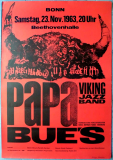 PAPA BUE'S VIKING JAZZ BAND - 1963 - Jazz - Matthies - In Concert - Poster - Bonn