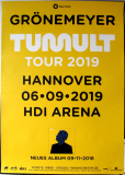 GR�NEMEYER, HERBERT - 2019 - In Concert - Tumult Tour - Poster - Hanover