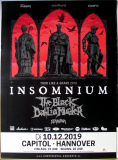 INSOMNIUM - THE BLACK DAHLIA MURDER - 2019 - Concert - Poster - Hannover