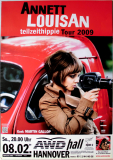 LOUISAN, ANNETT - 2009 - Live In Concert - Teilzeithippie Tour - Poster- Hannover