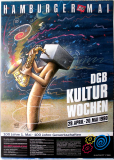 HAMBURGER MAI - 1990 - DGB Kultur Wochen - Gewerkschaft - Poster - Hamburg