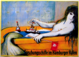 FORSCHUNGSSCHIFFE IM HAMBURGER HAFEN - 1989 - Poster - Hamburger - A