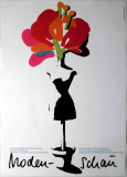 MODENSCHAU - 198X - Fachhochschule HH Fb Gestaltung - Poster - Hamburg