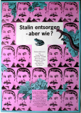 STALIN ENTSORGEN - ABER WIE? - 1989 - Podiumsdikussion - Poster - Hamburg