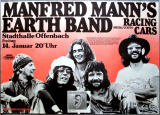 MANFRED MANN - 1977 - Live In Concert - Roaring Silence Tour - Poster - Offenbach