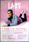 LAUV - 2019 - Live In Concert - Chelsea Cutler - How I'm Feeling Tour - Poster