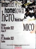 MICO - 2025 - Live in Concert - Internet Hometown Hero Tour - Poster