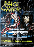 COOPER, ALICE - 2025 - Live In Concert Tour - Doro - Poster - Stuttgart - SIGNED