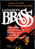 CANADIAN BRASS - 2007 - Live in Concert - Poster - D�sseldorf