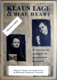 LAGE, KLAUS - 1997 - Concert - Beau Heart - Unplugged Tour - Poster - Neuss