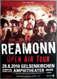 REAMONN - 2010 - Live in Concert - Open Air Tour - Poster - Gelsenkirchen