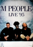 M PEOPLE - 1995 - Plakat - Live In Concert - Bizarre Fruit Tour - Poster