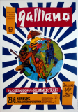 GALLIANO - 1992 - Live In Concert - Joyful Noise Tour - Poster - Hamburg