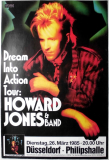 JONES, HOWARD - 1985 - In Concert - Dream Into... Tour - Poster - Dsseldorf