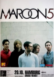 MAROON 5 - 2002 - Plakat - Live In Concert - Songs... Tour - Poster - Hamburg