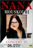 MOUSKOURI, NANA - 1993 - Live In Concert - Blumen Der Liebe Tour - Poster