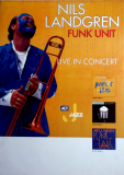 LANDGREN, NILS - 1996 - Live In Concert - Funk Unit Tour - Poster