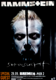 RAMMSTEIN - 1997 - In Concert Helnwein - Sehnsucht Tour - Poster - Bremen