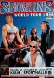 SCORPIONS - 1996 - Live In Concert - Pure Instinct Tour - Poster - Kln A