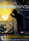 SIMPLE MINDS - 2003 - Live In Concert - Alive & Kicking Tour - Poster - Bonn