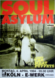 SOUL ASYLUM - 1994 - Meat Puppets - Live in Concert Tour - Poster - Kln