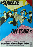 SQUEEZE - 1980 - Live In Concert - Argybargy Tour - Poster - Mnchen