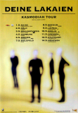 DEINE LAKAIEN - 1999 - Plakat - Live In Concert - Kasmodiah Tour - Poster
