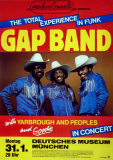 GAP BAND - 1983 - Live In Concert - Total Experience Tour - Poster - M�nchen