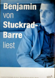 VON STUCKRAD-BARRE, BENJAMIN - Live In Concert - Liest Tour - Poster