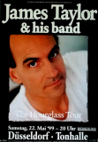 TAYLOR, JAMES - 1999 - Live In Concert - Hourglass Tour - Poster - Dsseldorf