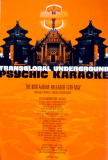 TRANSGLOBAL UNDERGROUND - 1996 - Plakat - Psychic Karaoke - Poster