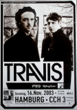 TRAVIS - 2003 - Live In Concert - 12 Memories Tour - Poster - Hamburg