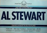 STEWART, AL - 1984 - Konzertplakat - Time Passenger - Tourposter - Frankfurt