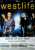 WESTLIFE - 2002 - Live In Concert - World Of Our Own Tour - Poster - Stuttgart