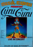 GURU GURU - 1977 - Tourplakat - Concert - Globetrotter - Tourposter