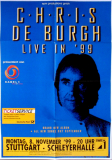 DE BURGH, CHRIS - 1999 - Plakat - Live In Concert Tour - Poster - Stuttgart