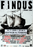 FINDUS - 2009 - Plakat - In Concert - Herbst Tour - Poster
